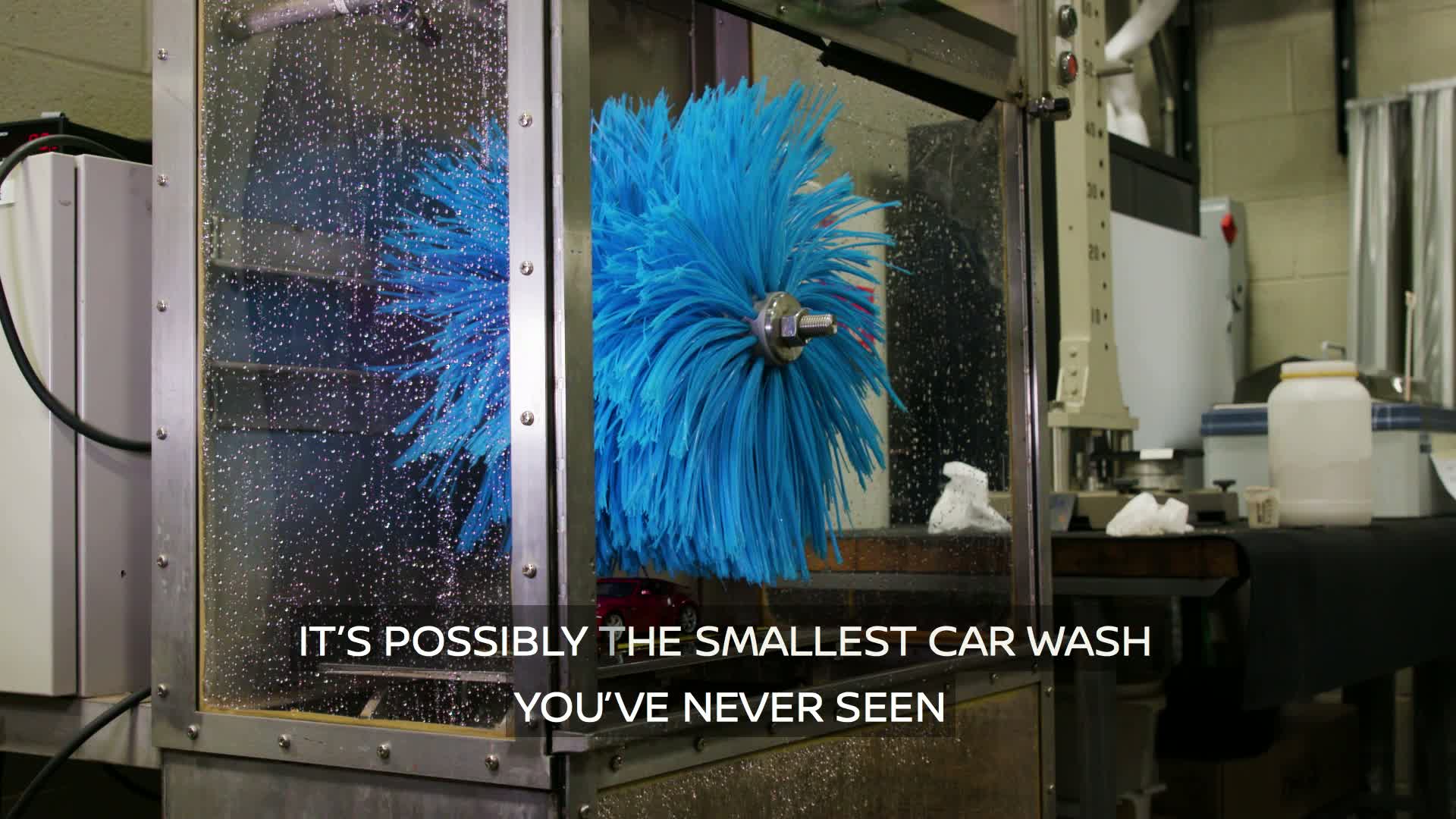 Nissan’s Miniature Car wash