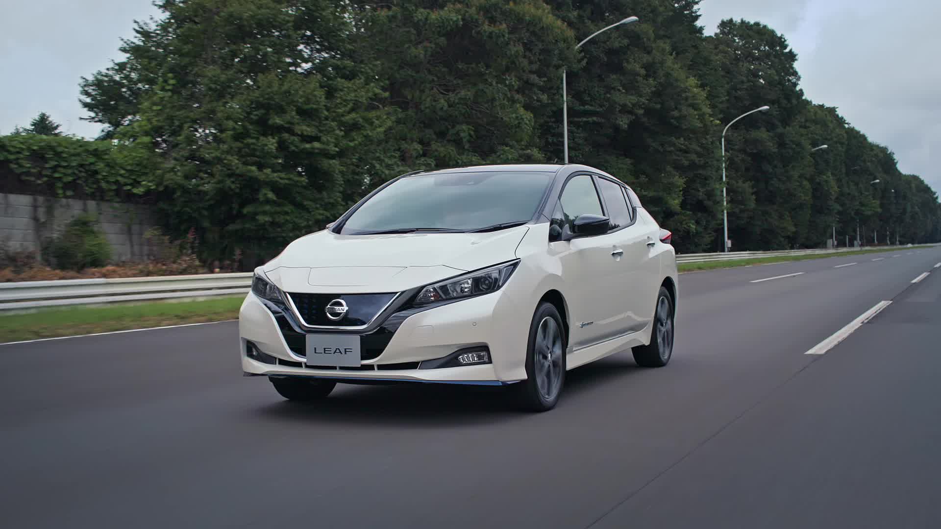 B-Roll: Nissan LEAF e+ debuts